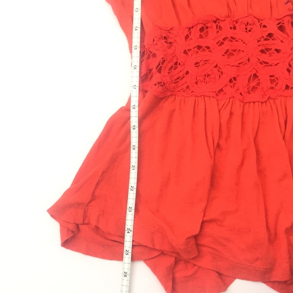 Free people orange sleeves top. NWT - Picture 6 of 8